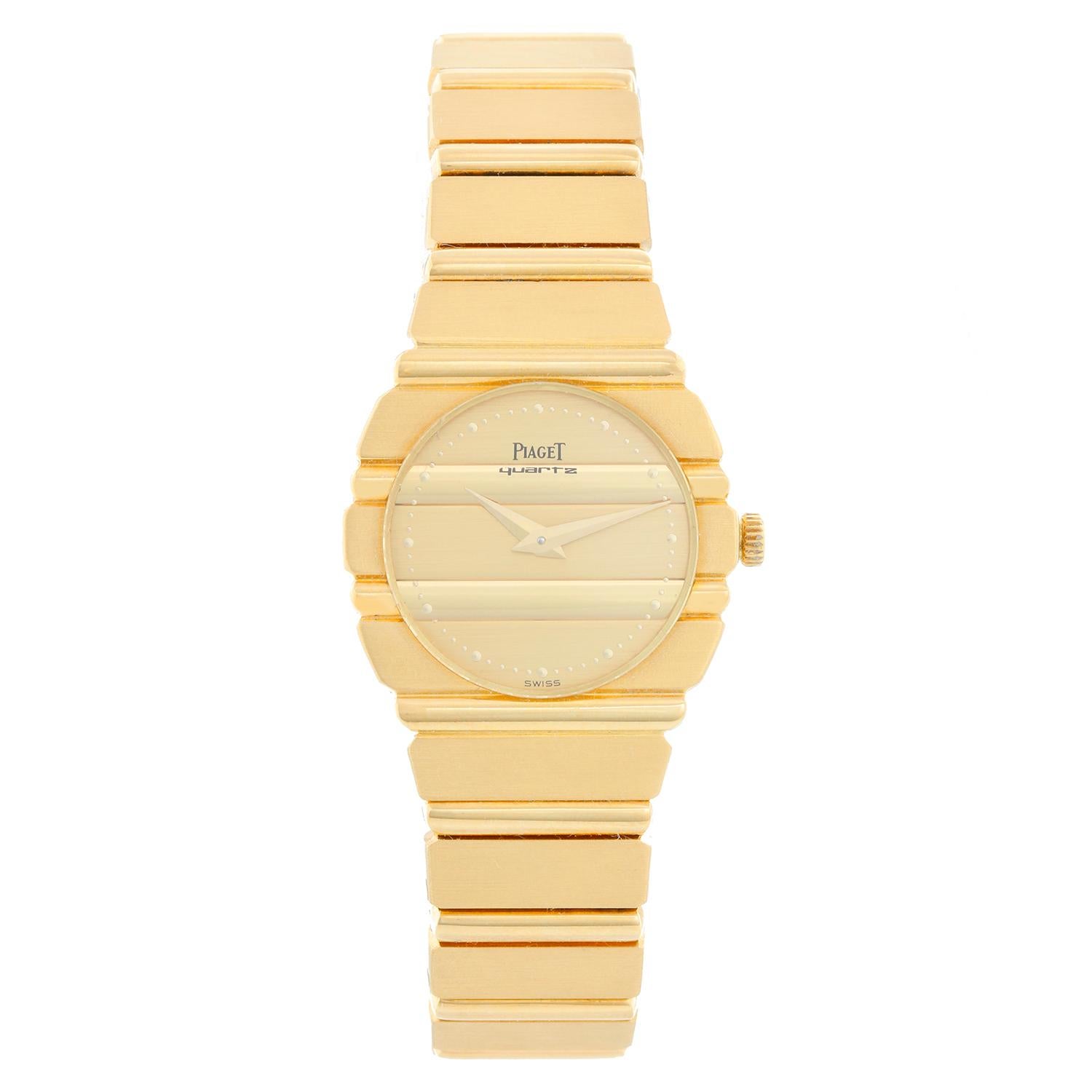 Women's Piaget Ladies Yellow Gold Polo Quartz Wristwatch