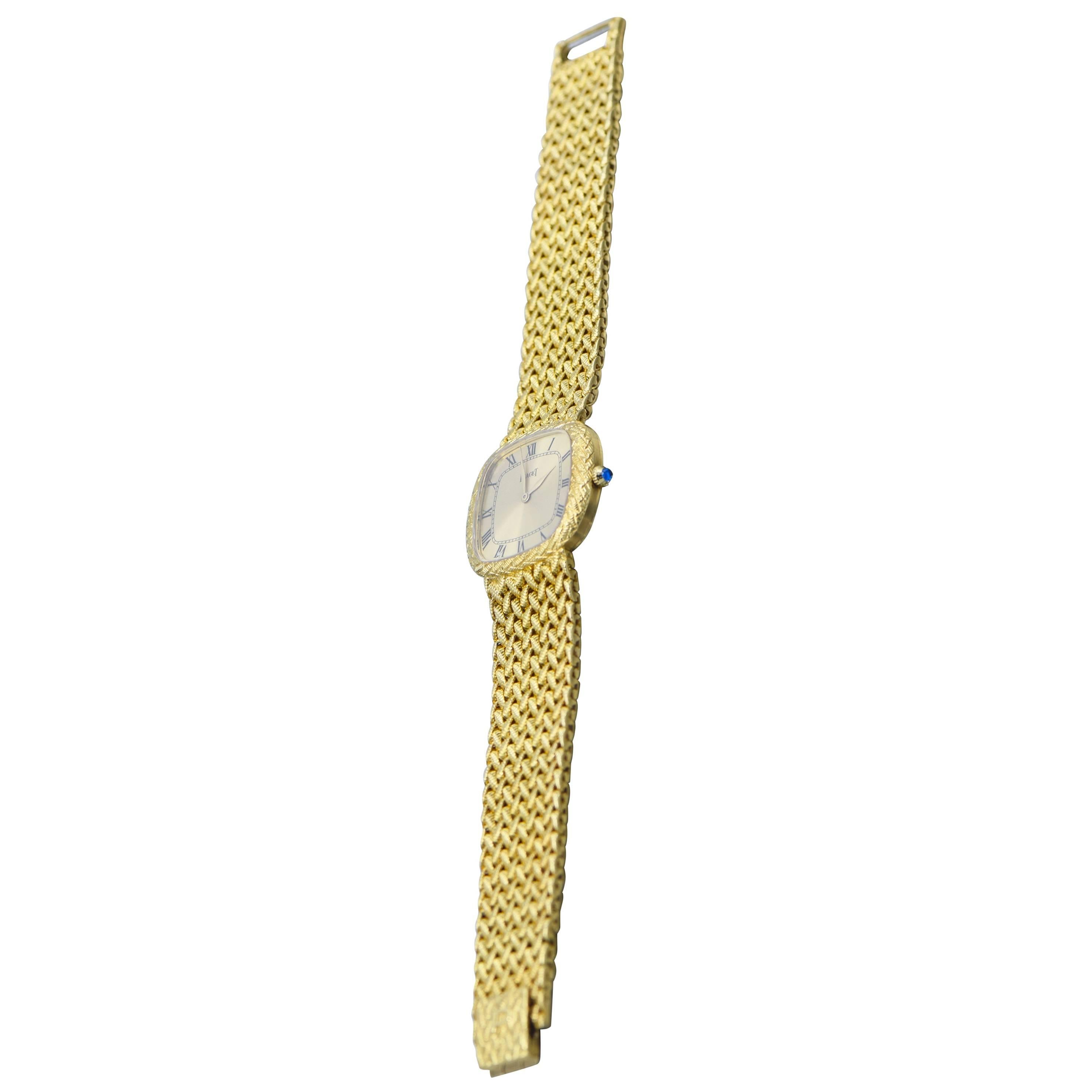 Piaget Ladies Yellow Gold Wristwatch