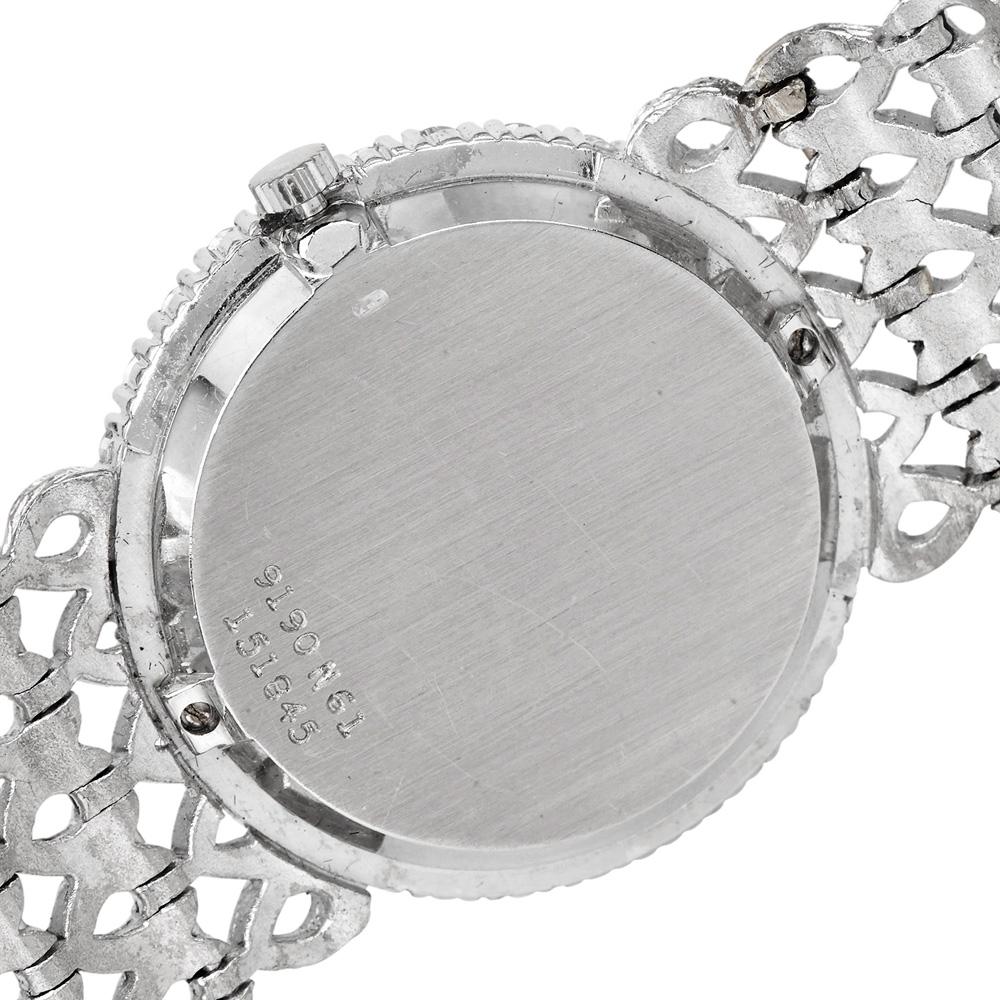PIAGET Lapis Diamond Lapis Dial 18K Gold Ladies Watch For Sale 2