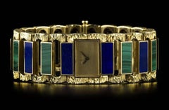 Piaget Lapis Lazuli Malachite Set Manual Wind Wristwatch