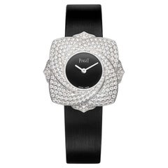 Piaget Limelight Blooming Rose Diamond White Gold Wristwatch