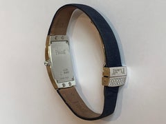 Piaget Limelight Tonneau 18 Karat Gold gepflastert Diamant-Zifferblatt Damen-Armbanduhr