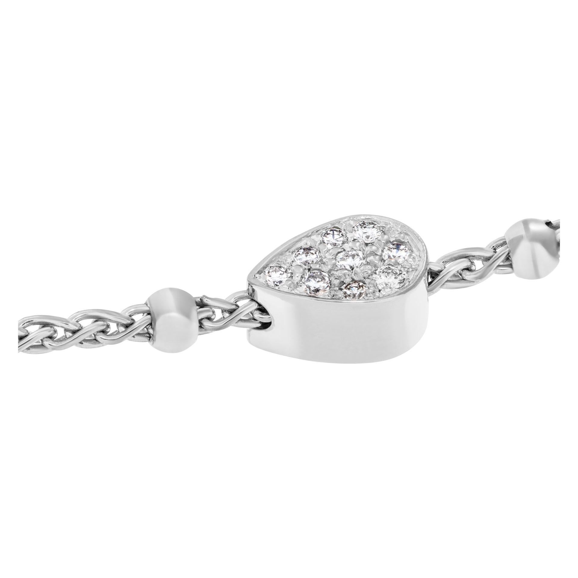 Piaget Lucea Diamond Bracelet 18k White Gold For Sale 1