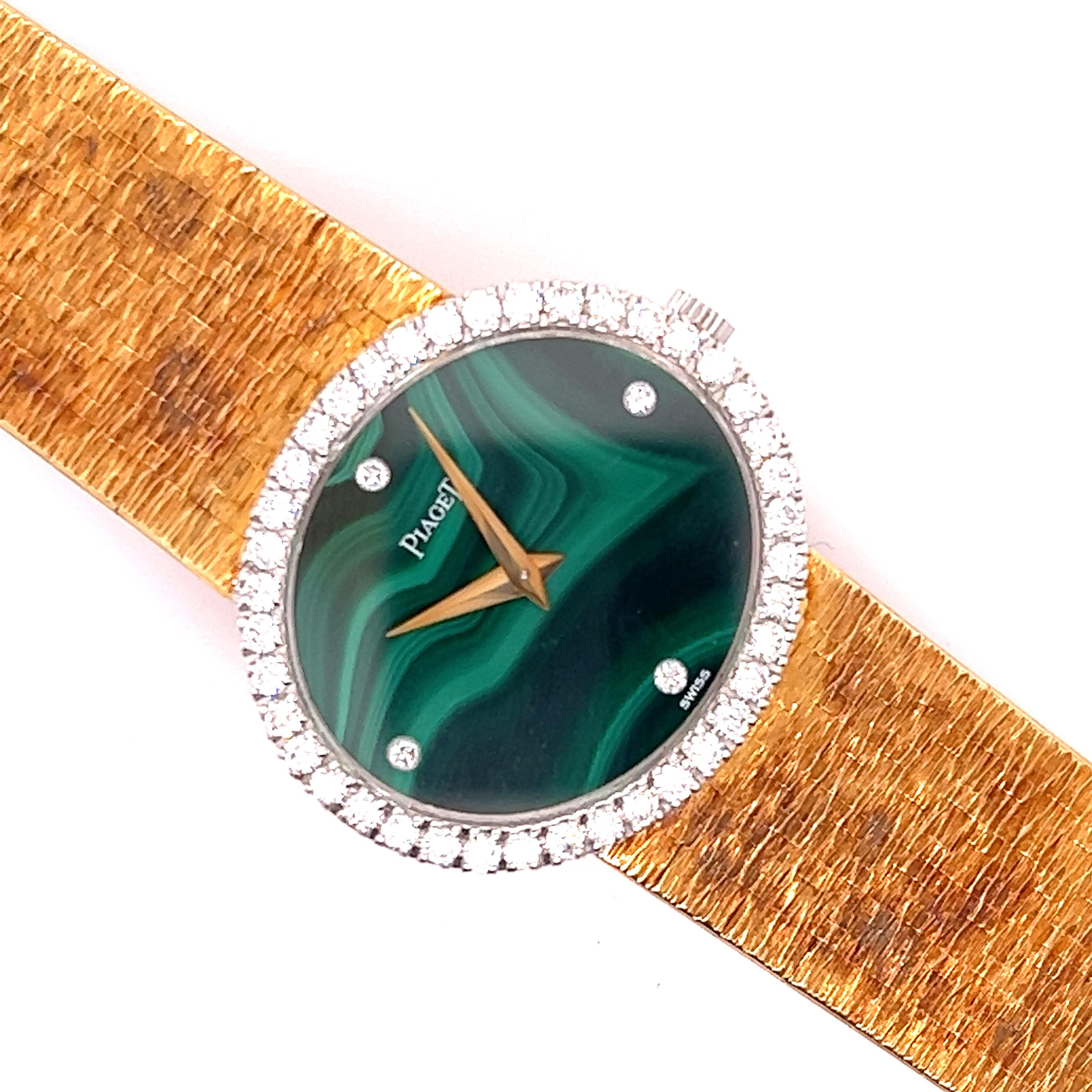 piaget malachite watch