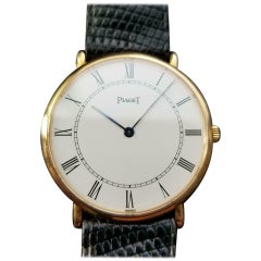 PIAGET Men's 18k Gold Altiplano 9035 Hand-Wind, c.1980s Swiss All Original LV872