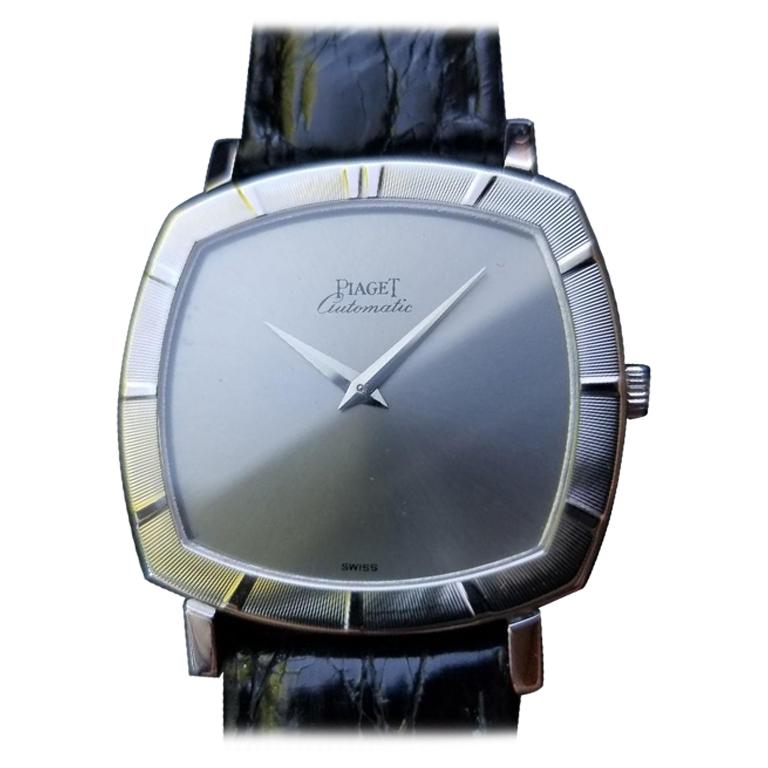 Piaget Men's 18k White Gold UltraThin Automatic 12423 Dress Watch c