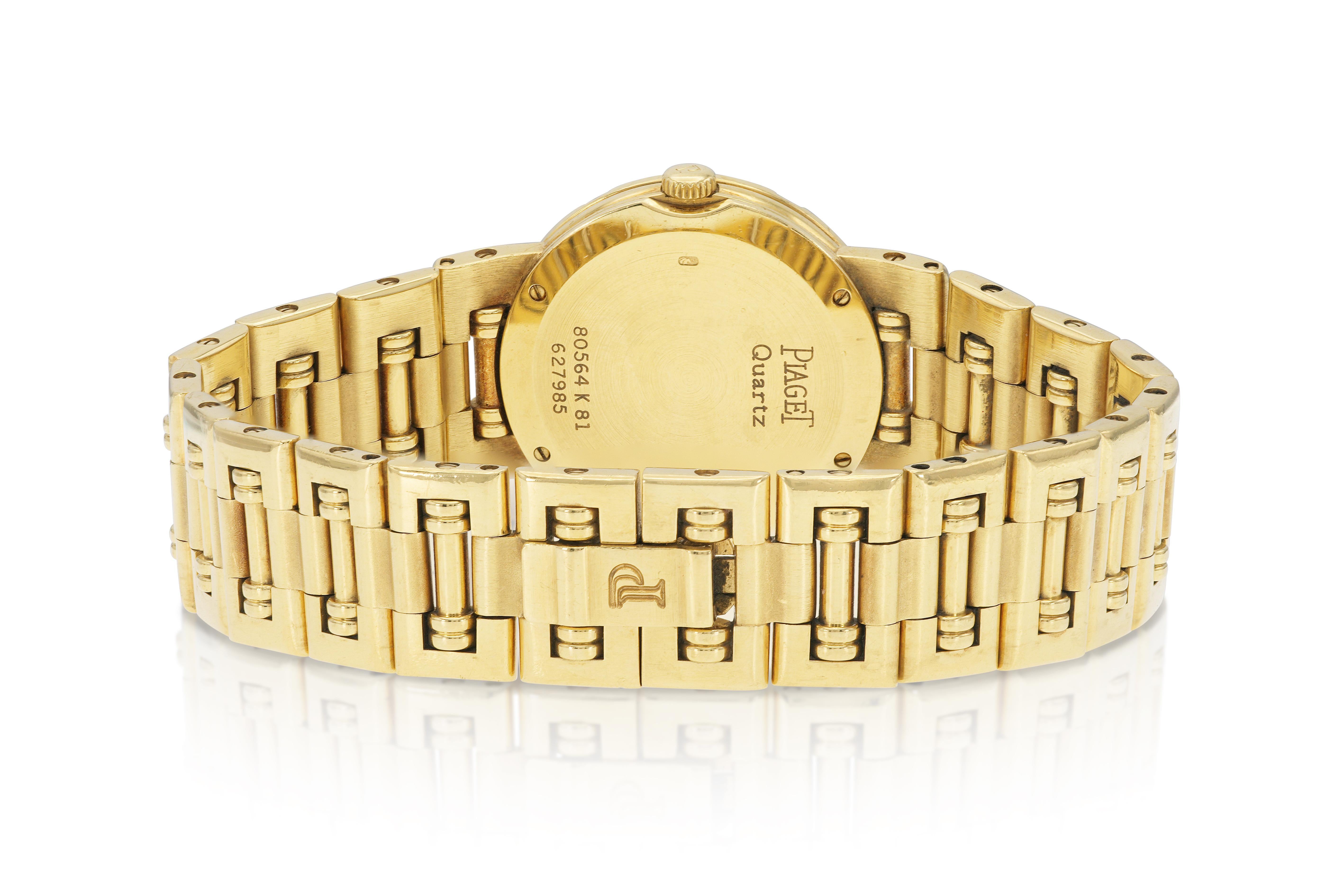 Orologio Piaget Mini Dancer in oro con diamanti In condizioni buone in vendita a New York, NY