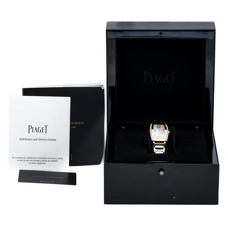 Piaget Mother of Pearl 18K Rose Gold Limelight P10266 Women's Wristwatch 27 mm 4