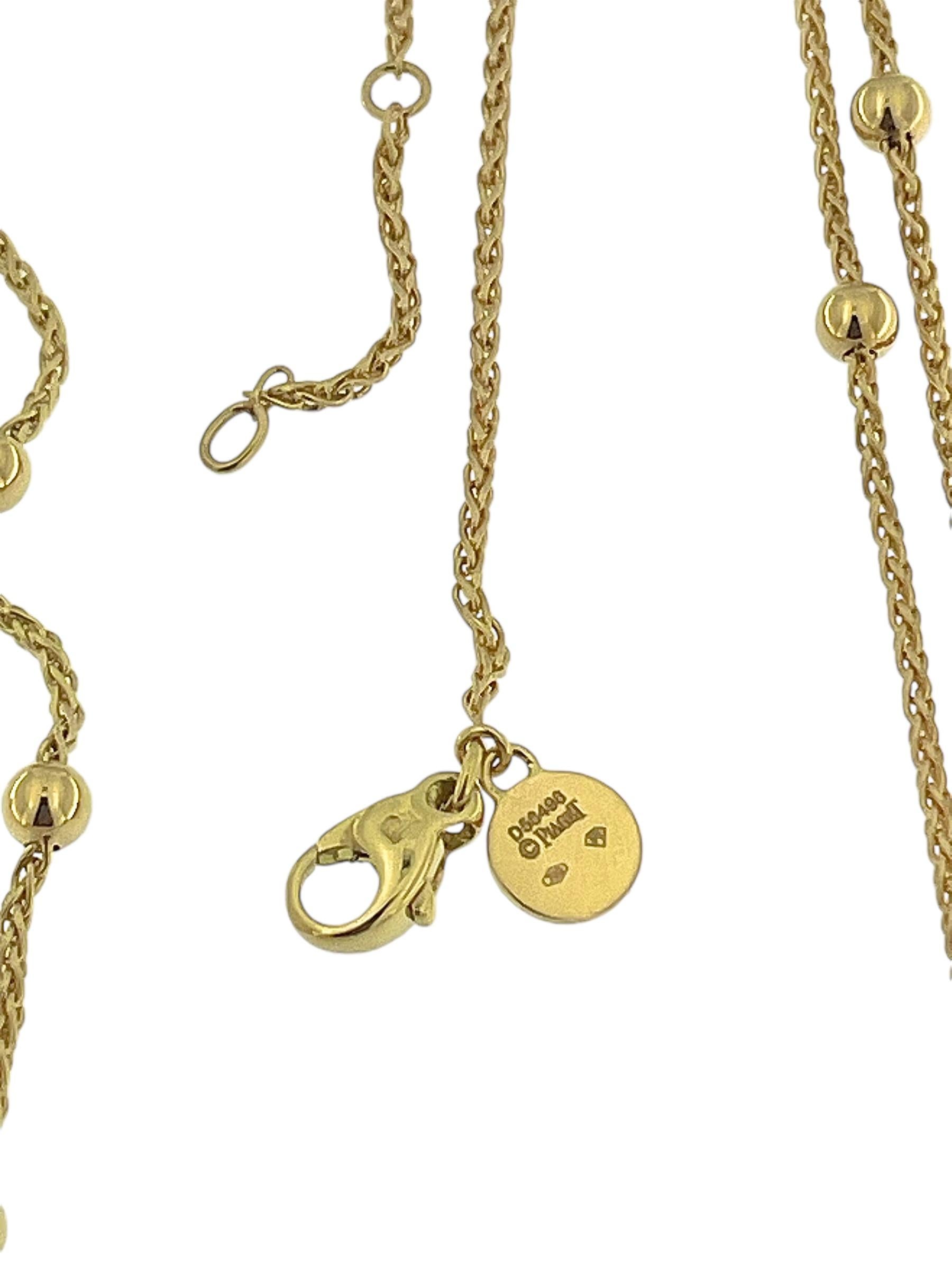 Piaget Necklace and Bracelet Set Yellow Gold and Diamonds For Sale 5