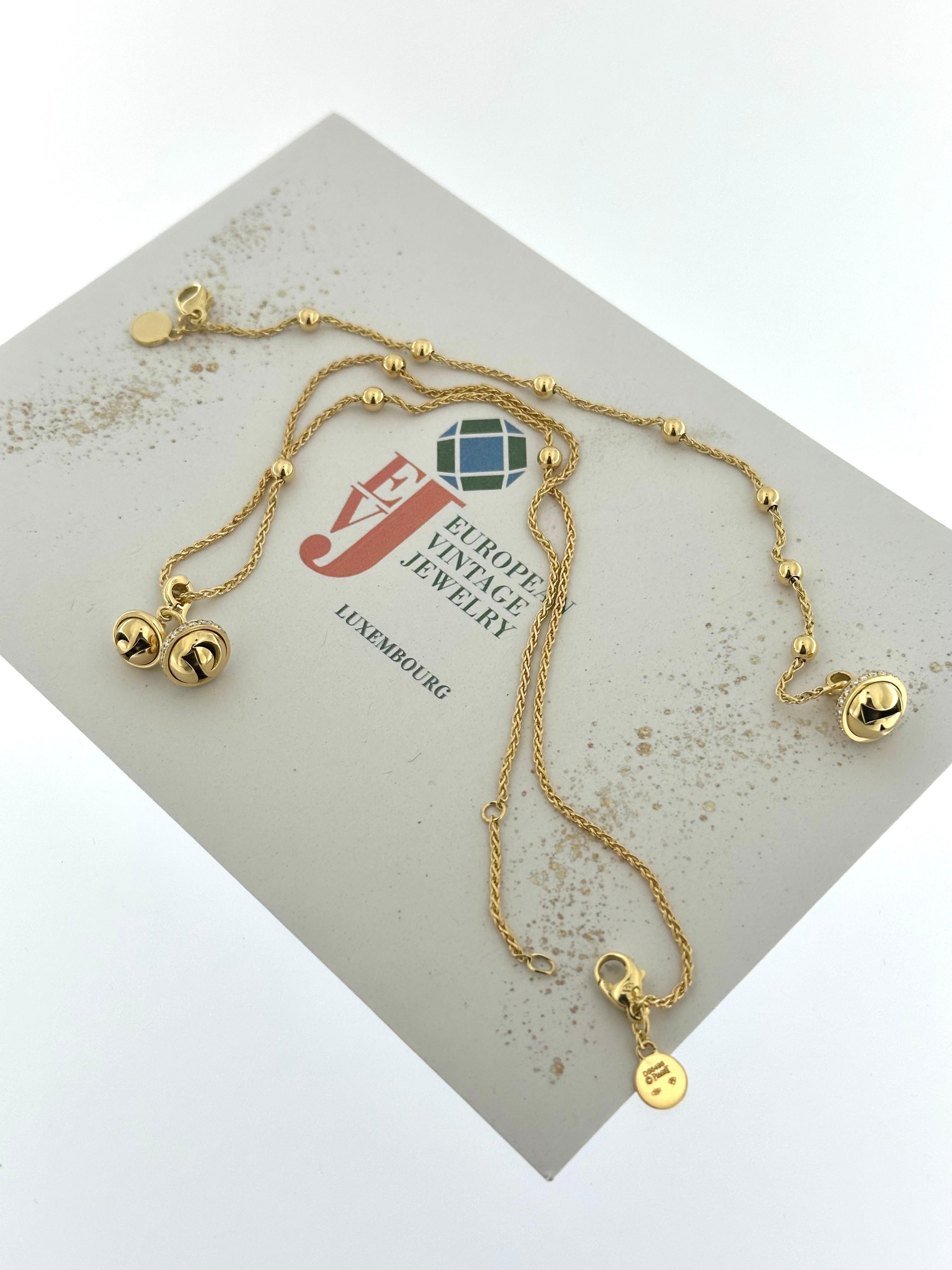 Piaget Necklace and Bracelet Set Yellow Gold and Diamonds For Sale 10