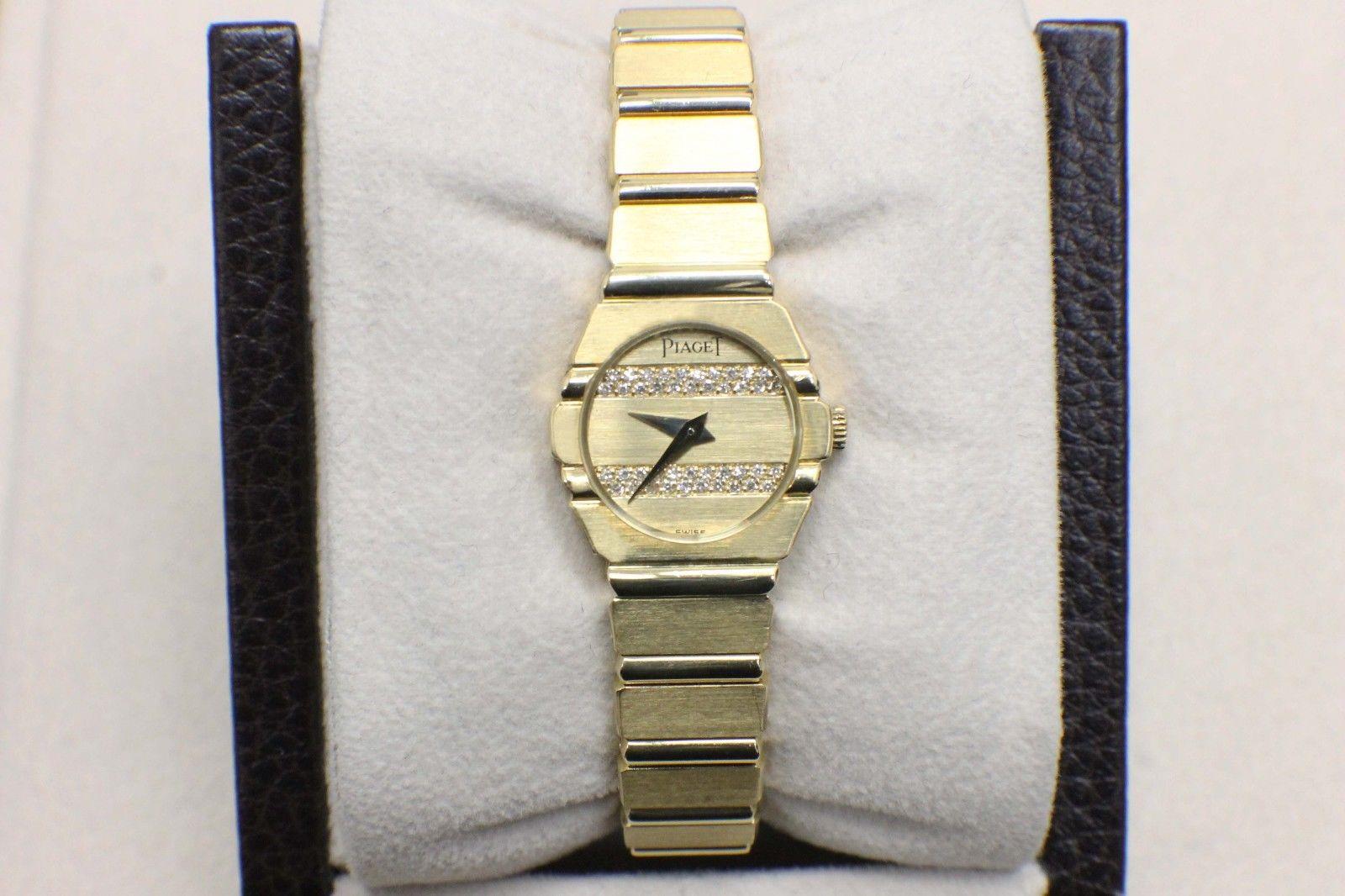 Piaget Polo 18 Karat Yellow Gold Ladies Watch 841 C701 Diamond Dial 1