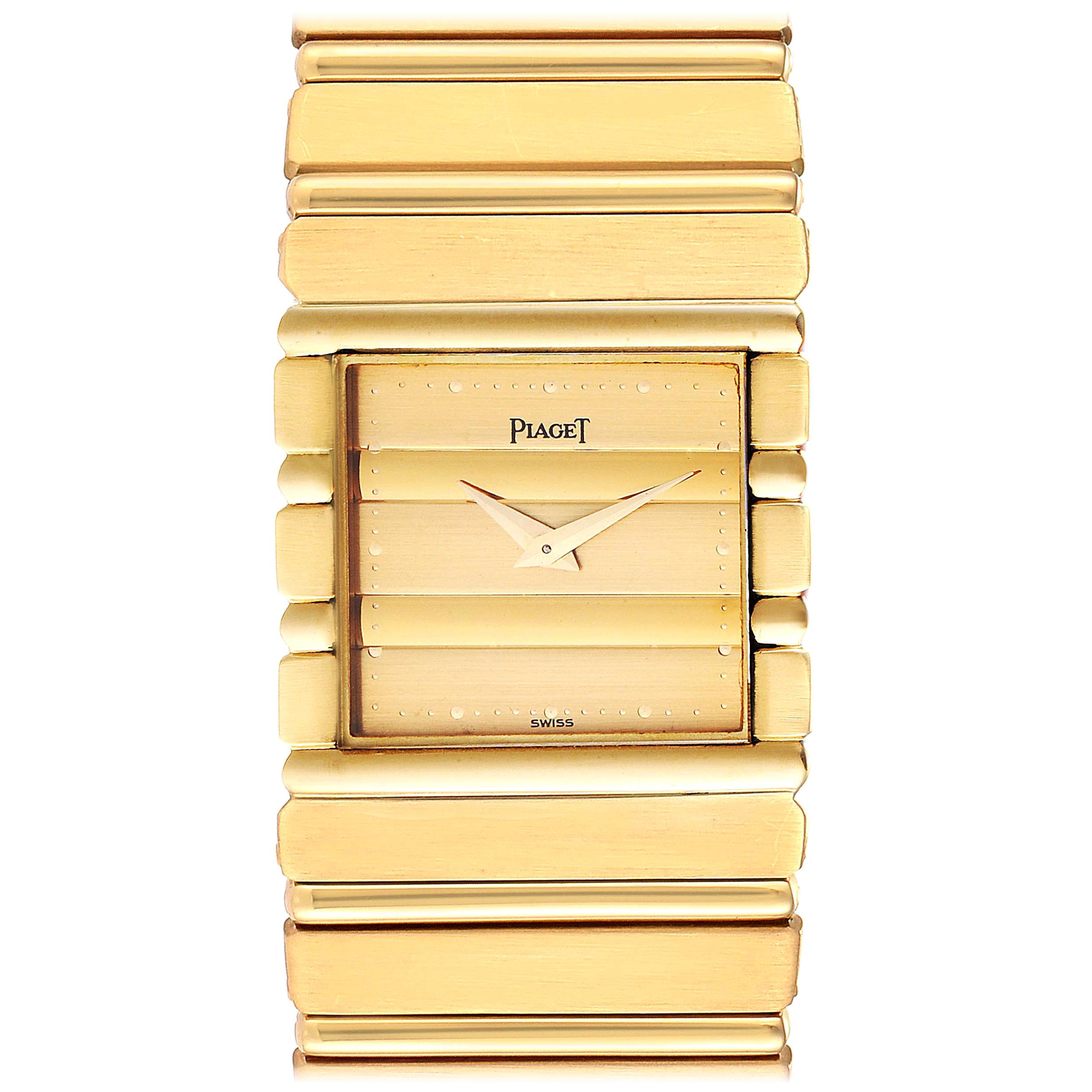 Piaget Polo 18 Karat Yellow Gold Men’s Watch 7131