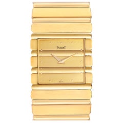 Piaget Polo 18 Karat Yellow Gold Quartz Men's Watch 7131