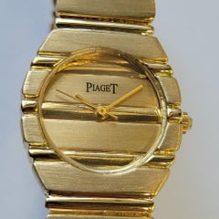 Piaget Polo 18k Solid Gold Ladies 1980s 25mm Quartz Dress Watch CAM1