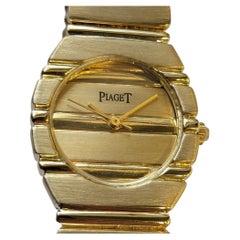 Piaget Polo 18k Solid Gold Ladies 1980s 25mm Quartz Dress Watch CAM1