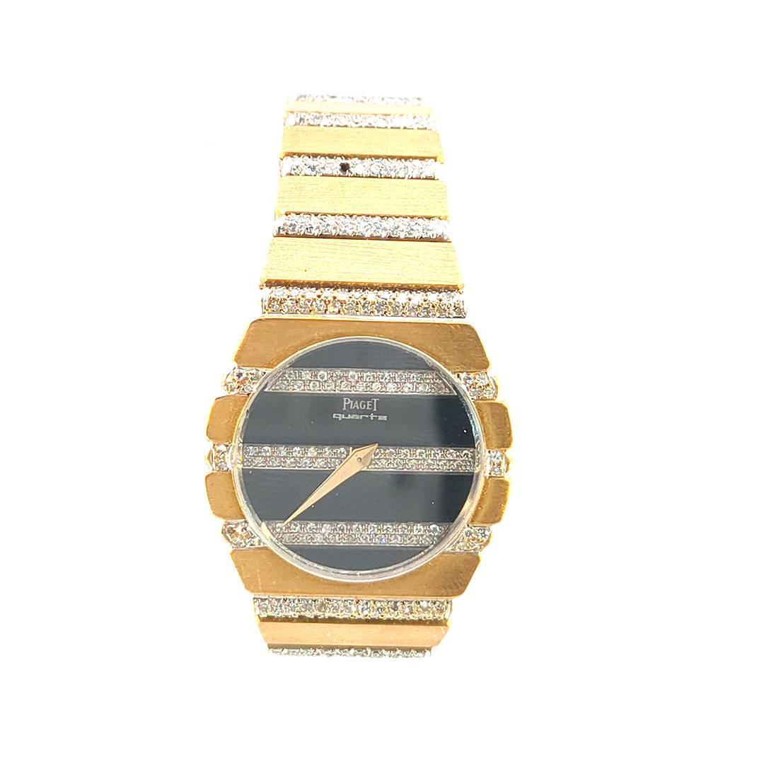 Women's Piaget Polo 18k Yellow Gold Diamond Watch
