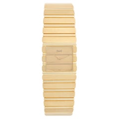 Vintage Piaget Polo 18K Yellow Gold Men's Watch 7131 C701