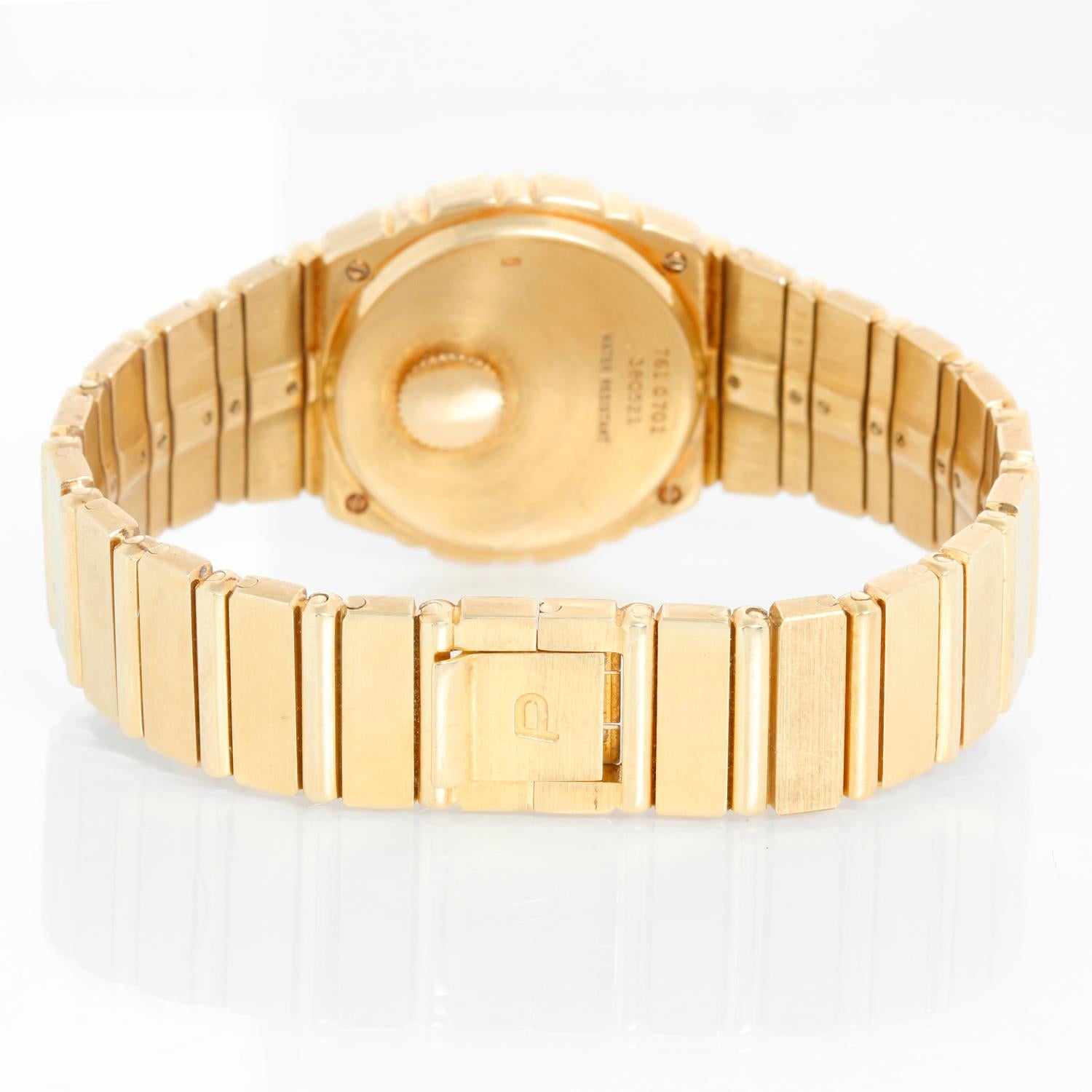 Women's Piaget Polo 18K Yellow Gold Pave Diamond Ladies Watch  761 C701