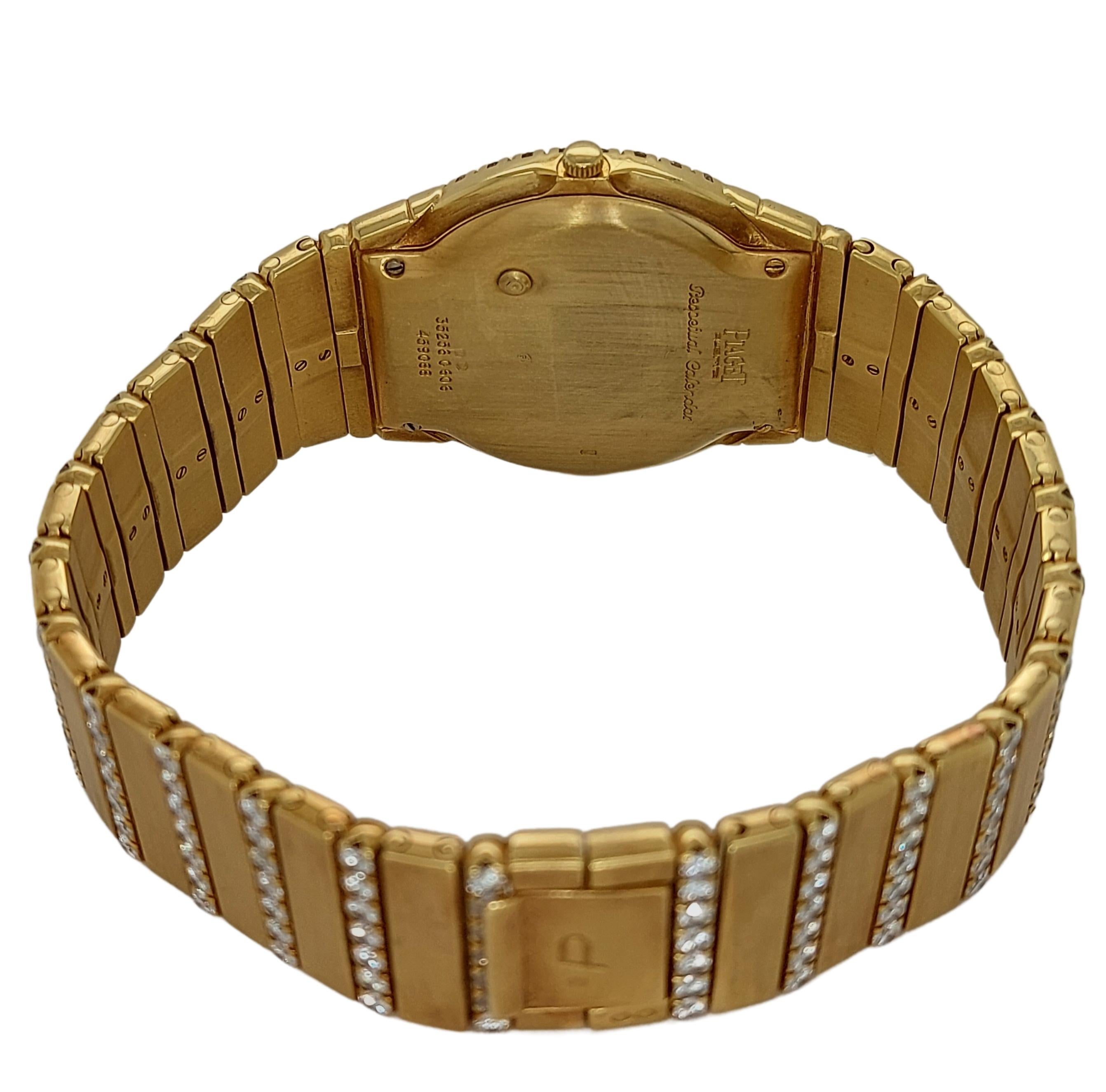 Piaget Polo 18kt Yellow Gold Factory Diamonds Wristwatch, Quartz 1