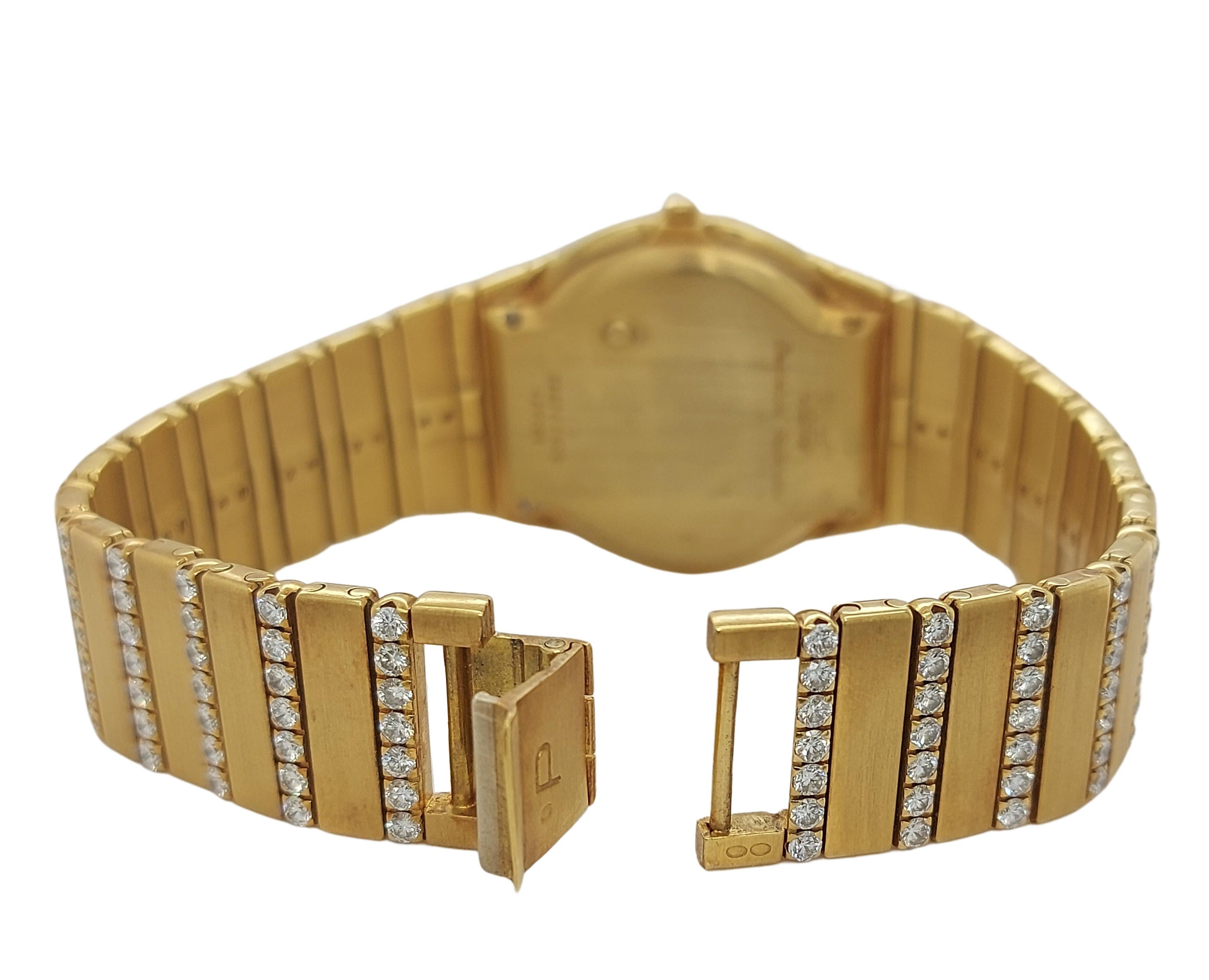 Piaget Polo 18kt Yellow Gold Factory Diamonds Wristwatch, Quartz 3