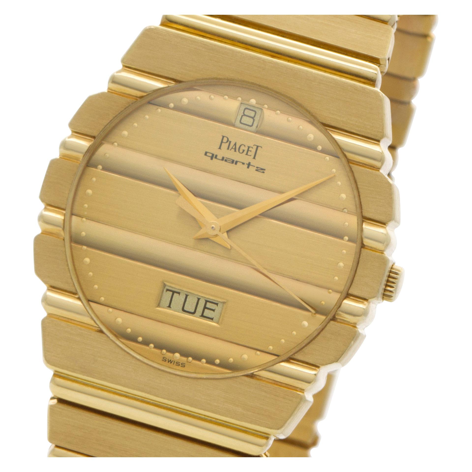 piaget polo 15562 c 701 18k gold dial 31mm quartz watch