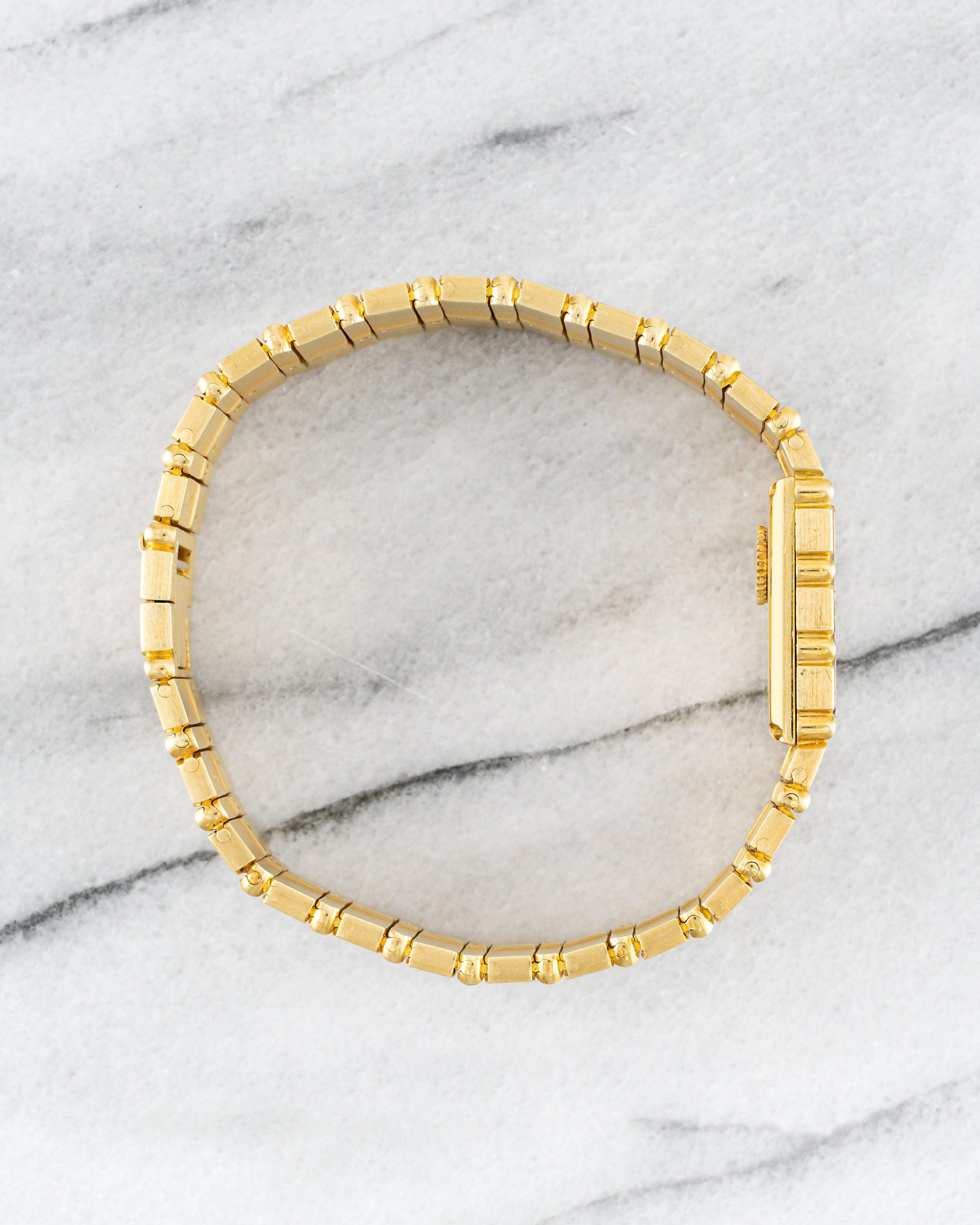 Women's or Men's Piaget Polo 7131 18K Yellow Gold Watch in 18K Yellow Gold, 1980s For Sale