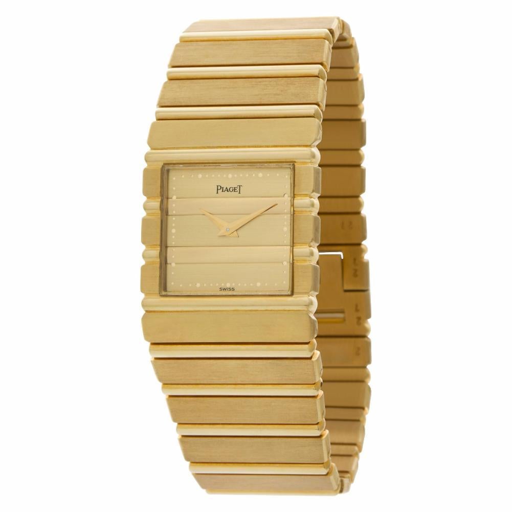 Contemporary Piaget Polo 7131 C 701, Gold Dial, Certified and Warranty