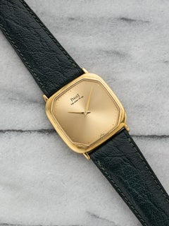 Piaget Polo 7702 Or jaune 18k Quartz Champagne Cadran soleil 31mm