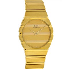 Vintage Piaget Polo 791C701 18 Karat Yellow Gold Ladies Watch