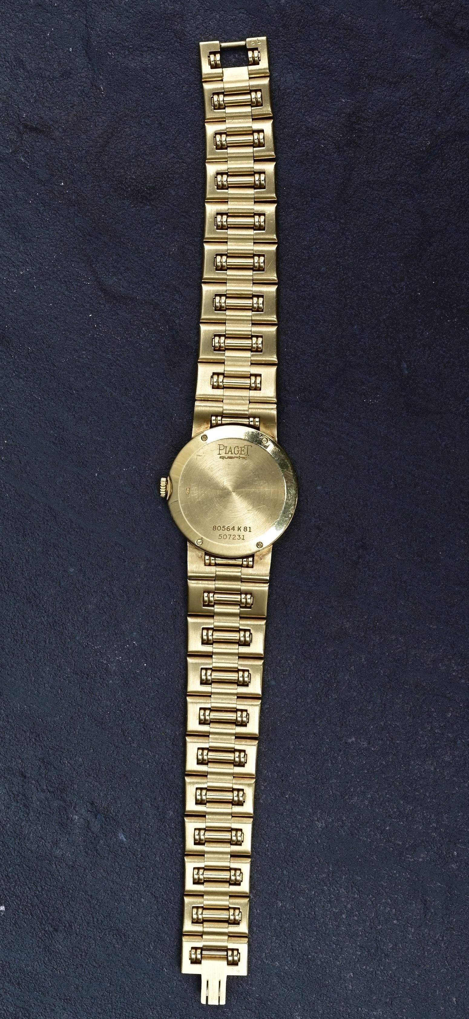Piaget Polo 80564 K81 Ladies Quartz Watch in 18K Gold with Opal Dial 3