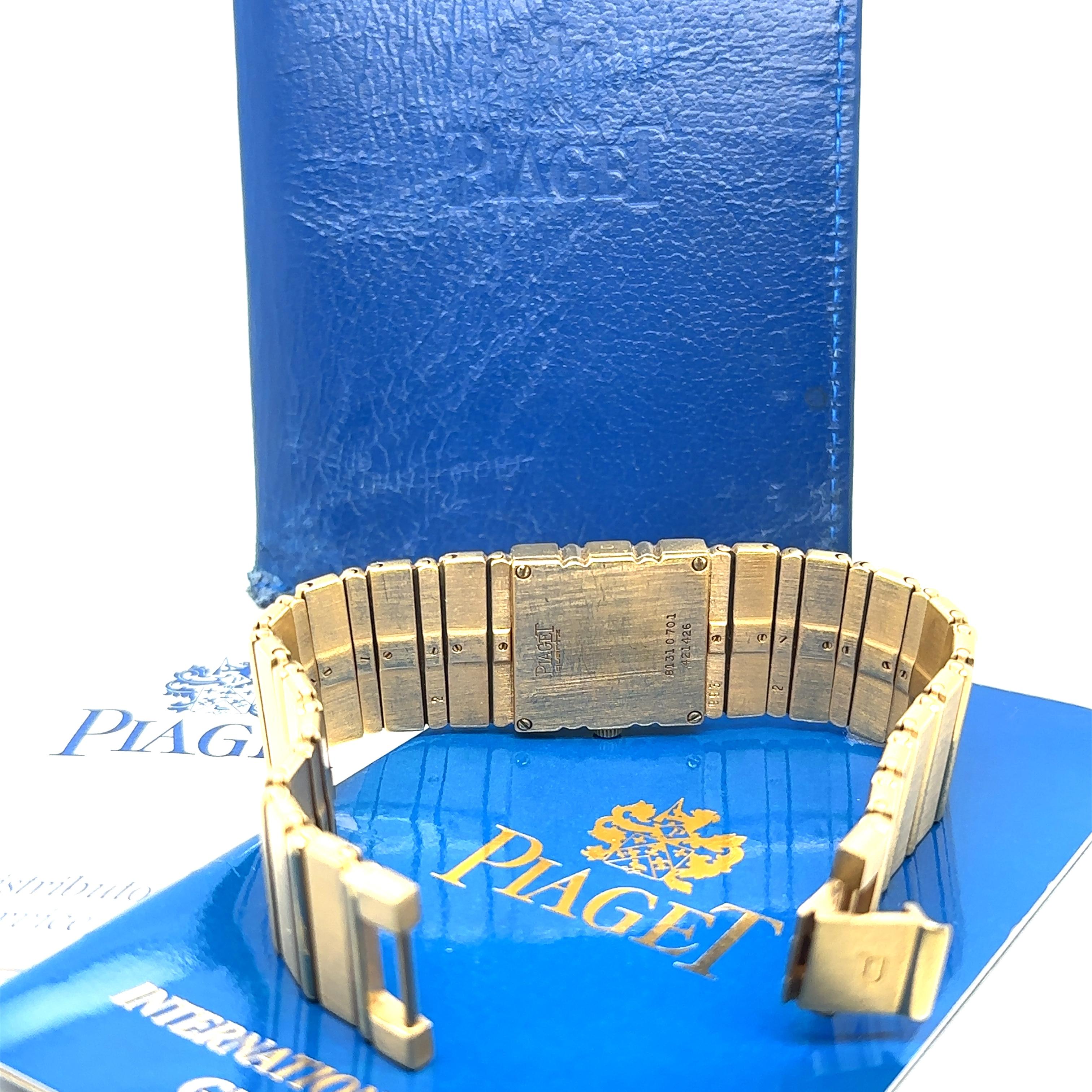 PIAGET Polo 8131-C 701 18K Gold Unisex Quartz Watch - 101.25GR 5