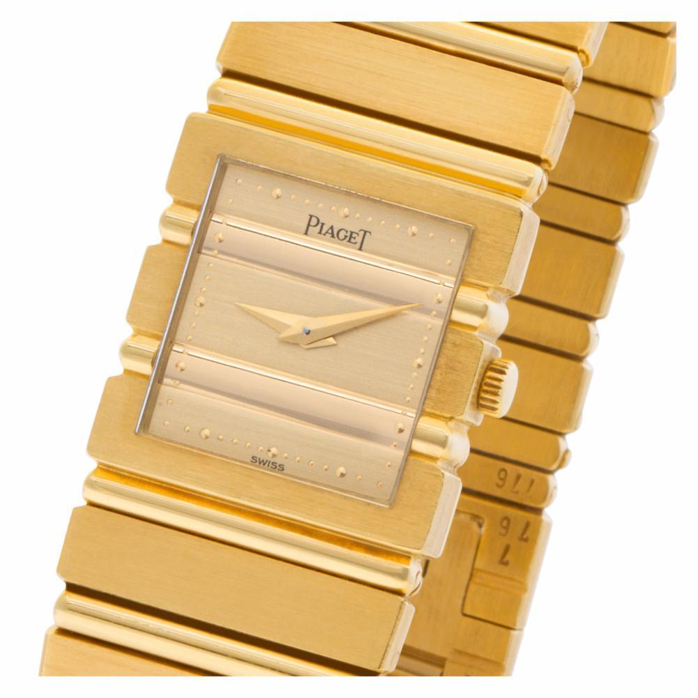 Piaget Polo 8131 C701, Gold Dial, Certified and Warranty In Excellent Condition In Miami, FL
