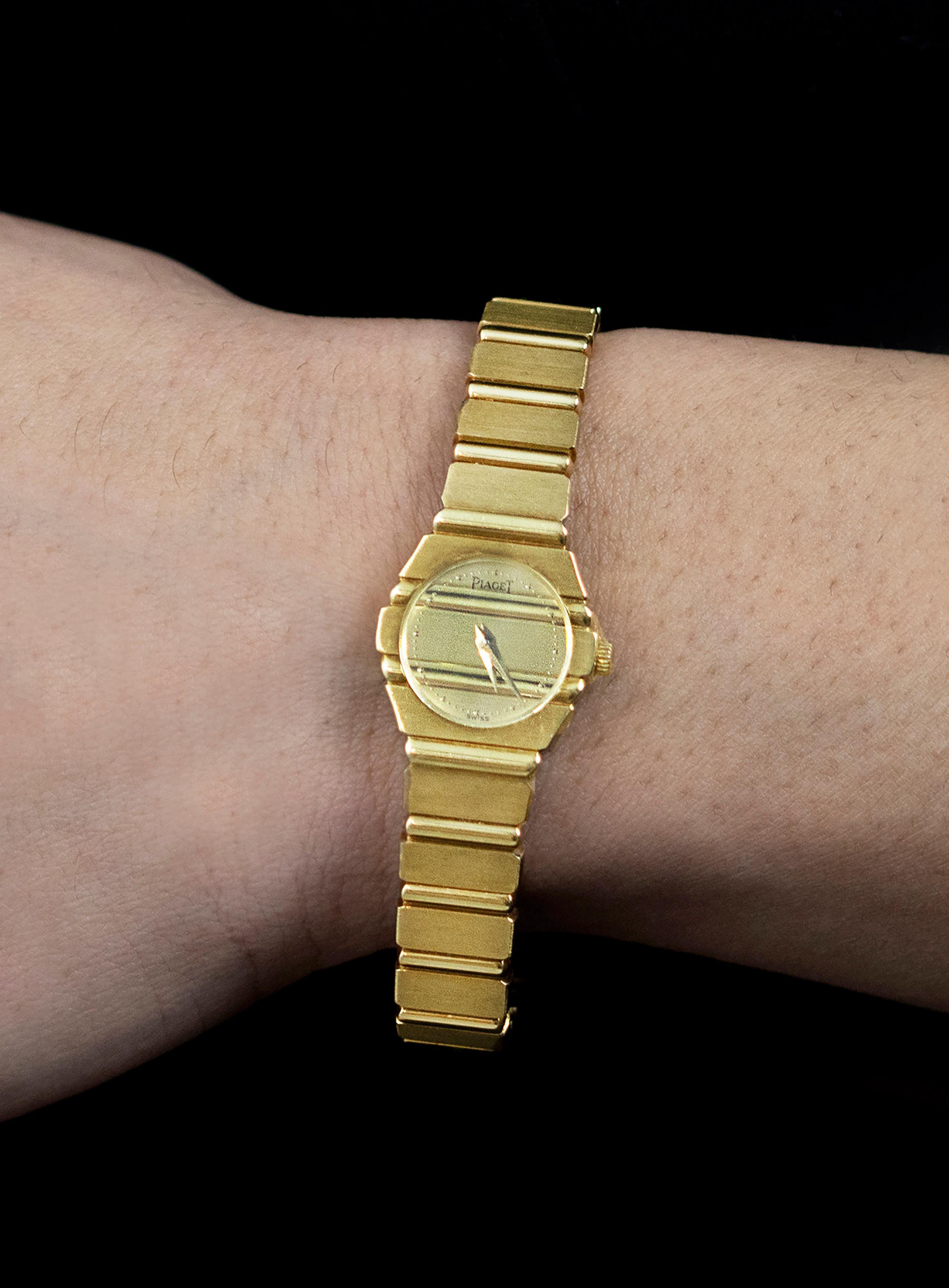 Piaget Polo 841 C701 18K Yellow Gold Ladies Watch For Sale 1