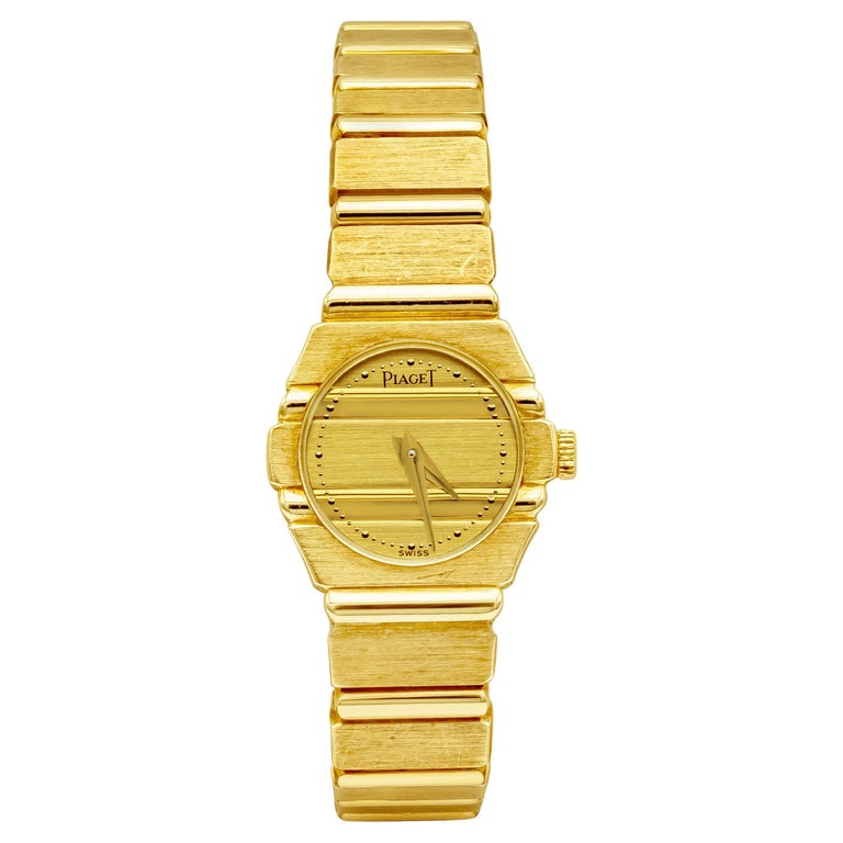 yellow gold piaget polo