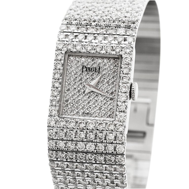 Piaget Polo Diamond 18K White Gold 15201 Ladies Wristwatch For Sale At piaget-polo-diamond-18k-white-gold-15201-ladies-wristwatch-for-sale-at