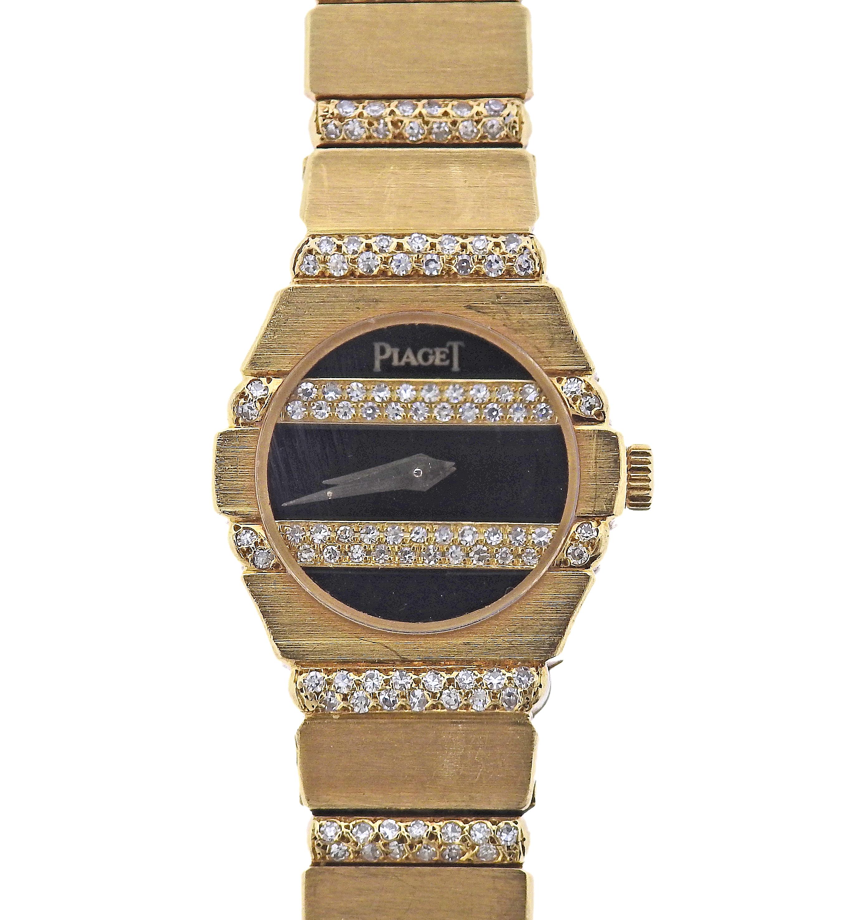 piaget polo diamond watch