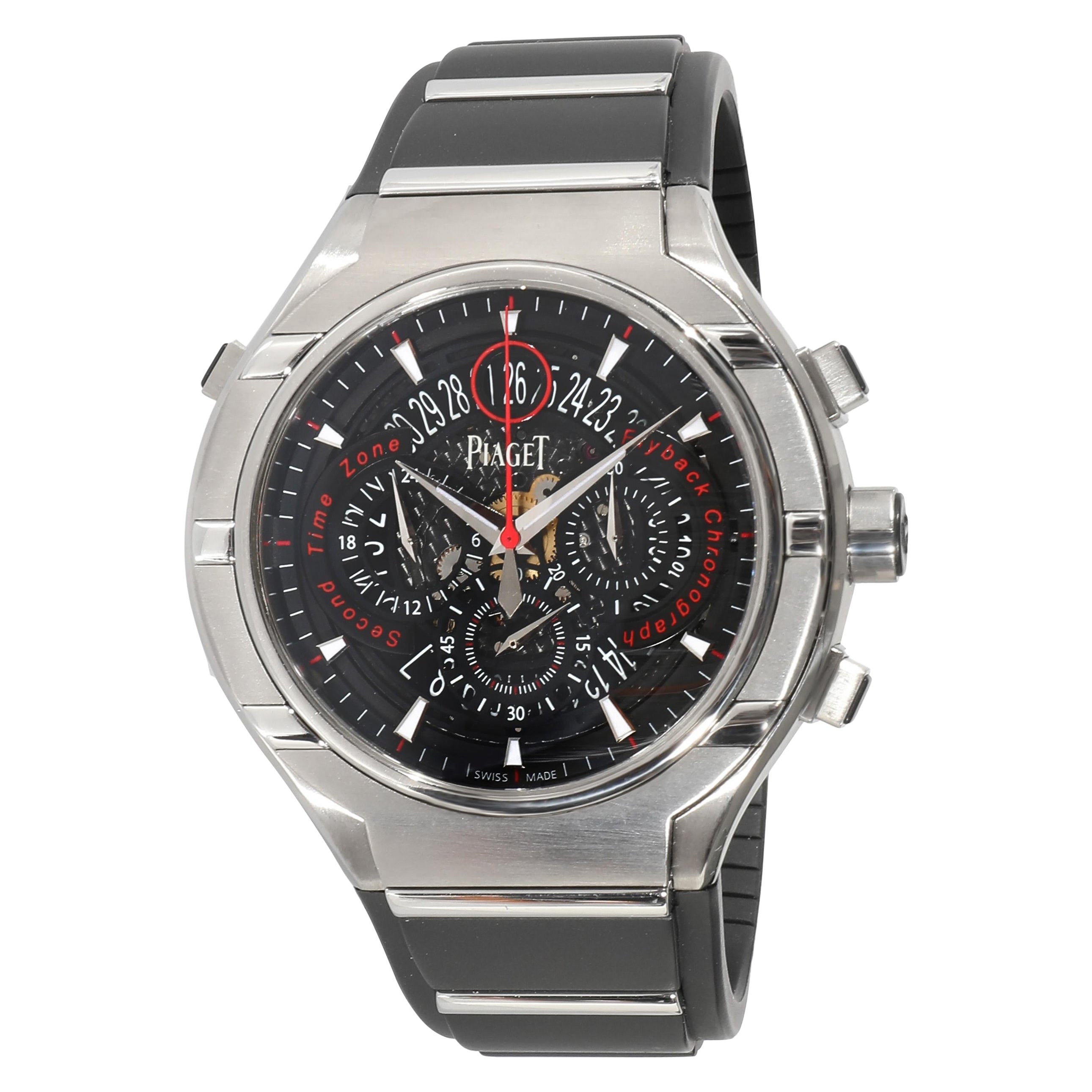 Piaget Polo FortyFive GOA34002 Herrenuhr in  SS/Titan im Angebot