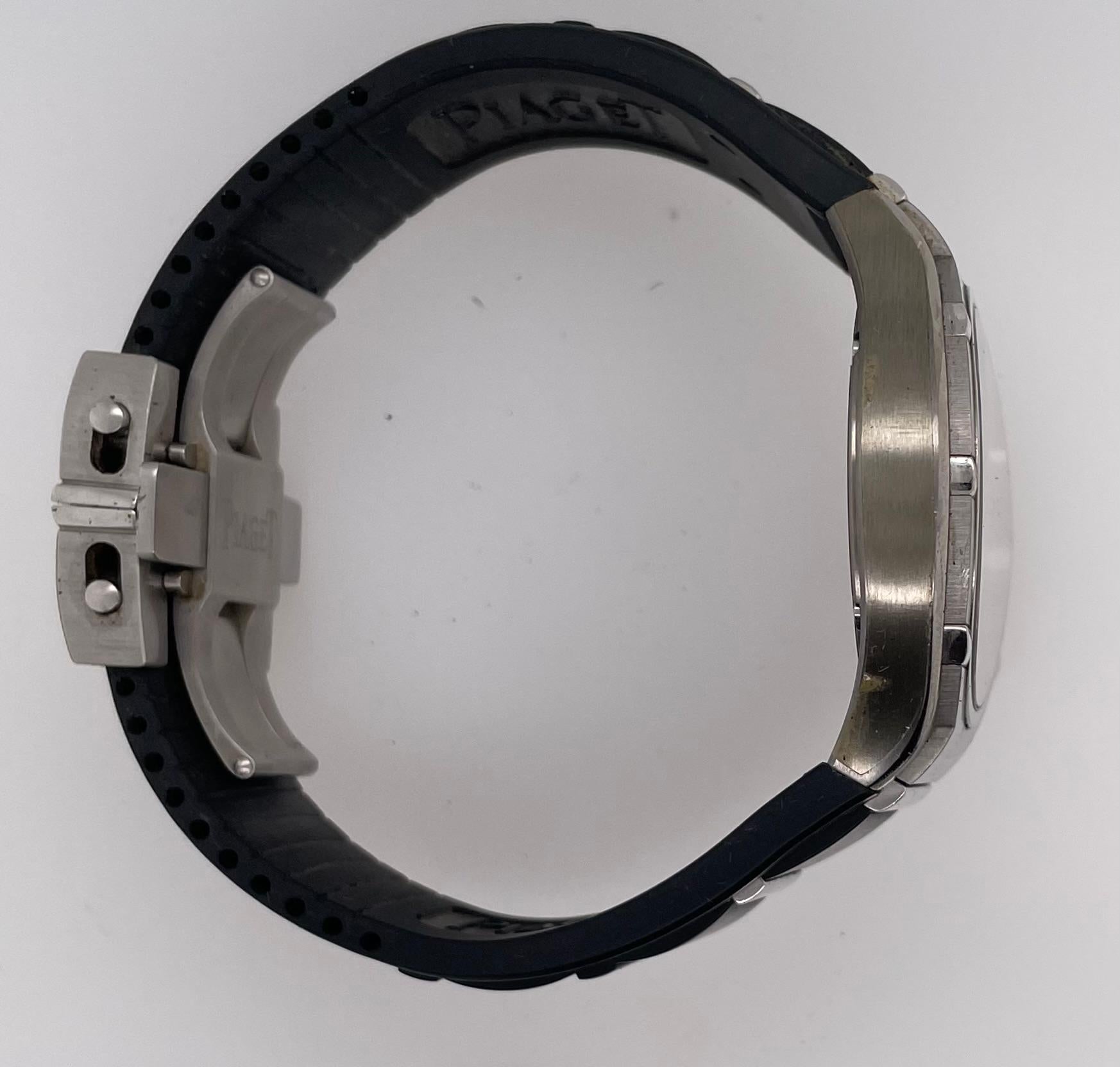 PIAGET Polo FortyFive Men's Watch P10605 with Original Box For Sale 6