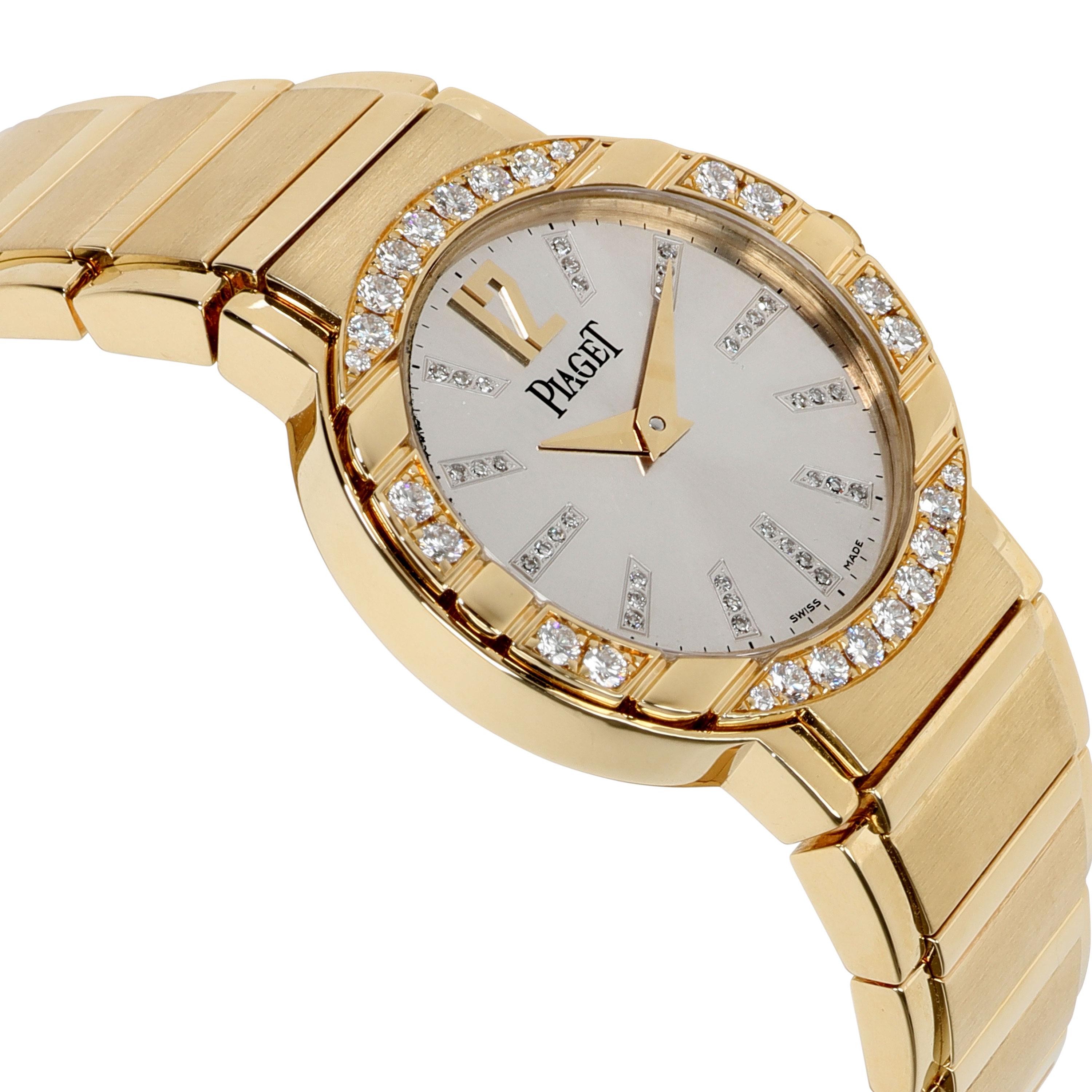 Piaget Polo GOA26032 Women's Watch in 18 Karat Yellow Gold In Excellent Condition In New York, NY
