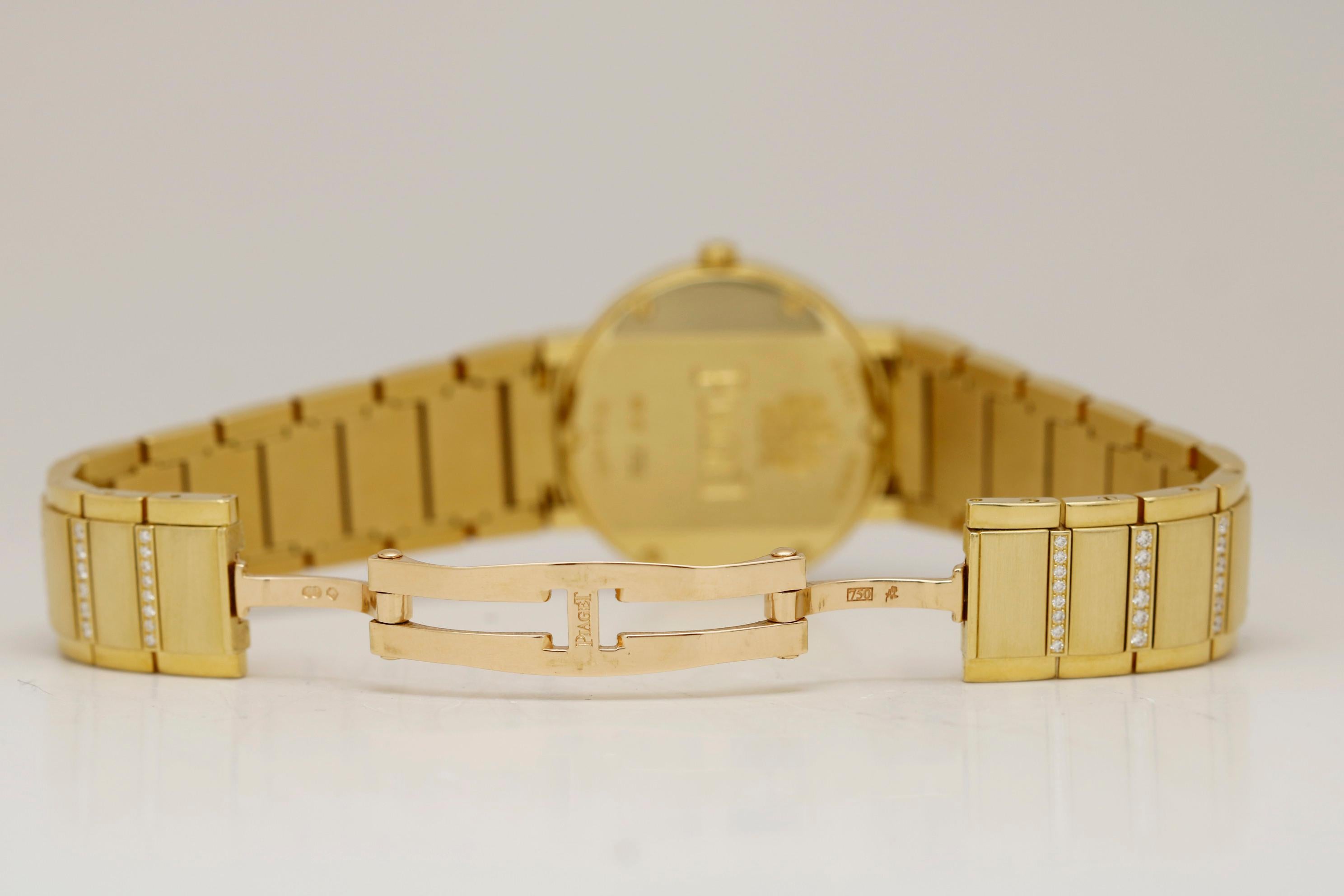Piaget Polo Gold and Diamond Watch Ref P10141, circa 2005 1