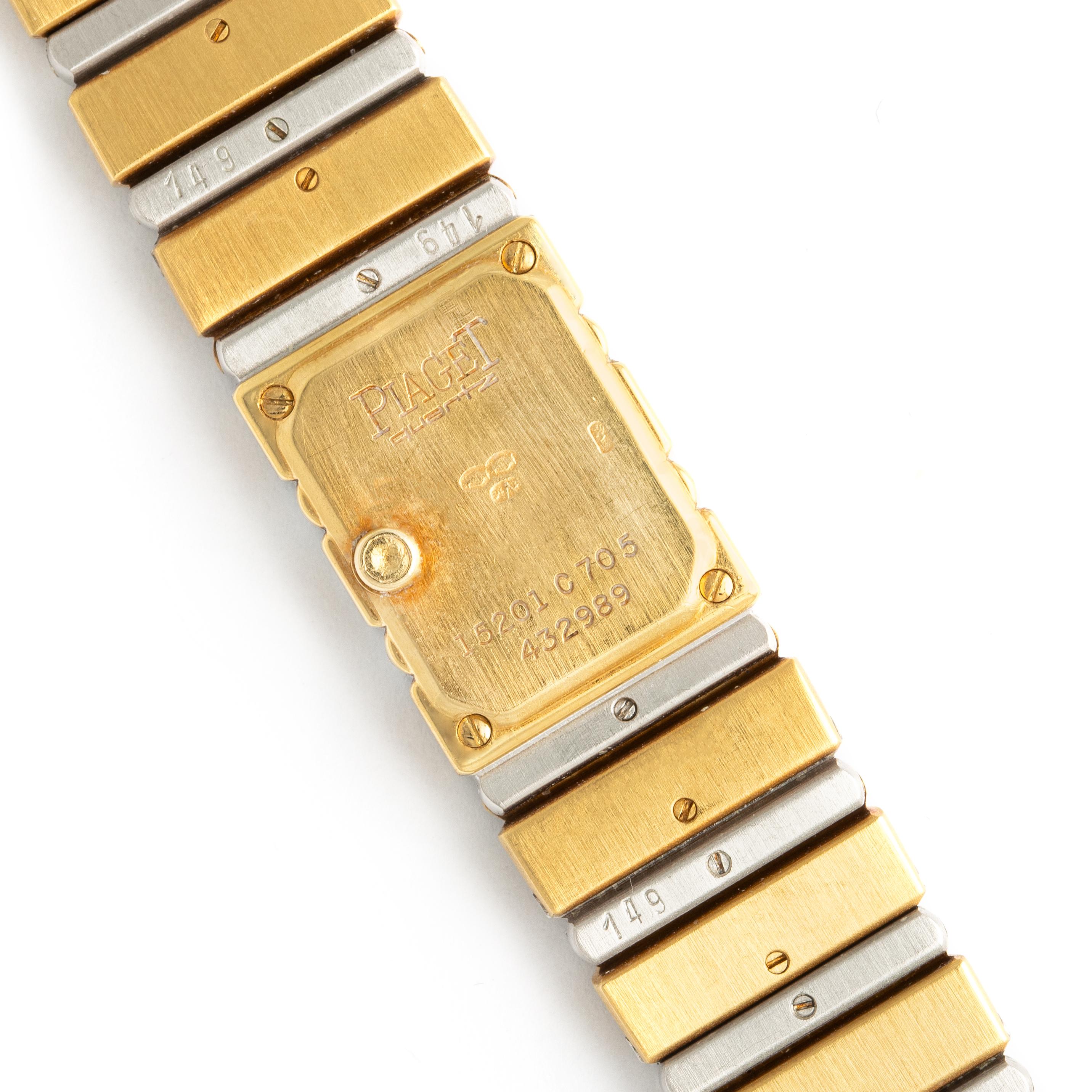 Piaget Polo-Mini-Diamant-Gelbgold 18K im Angebot 3