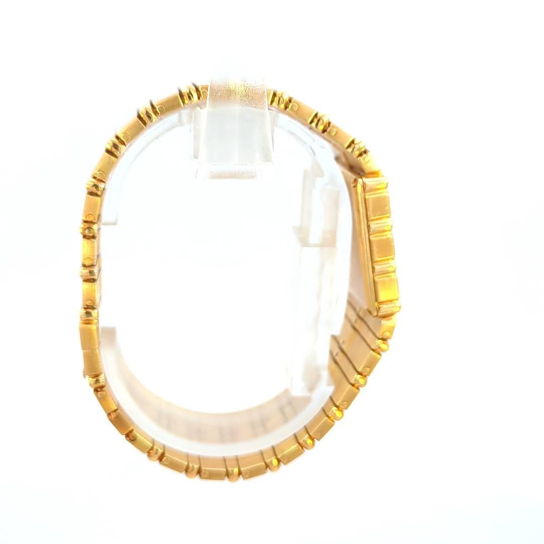 Piaget Polo Square Two Tone Watch 18K Gold In Good Condition In New York, NY