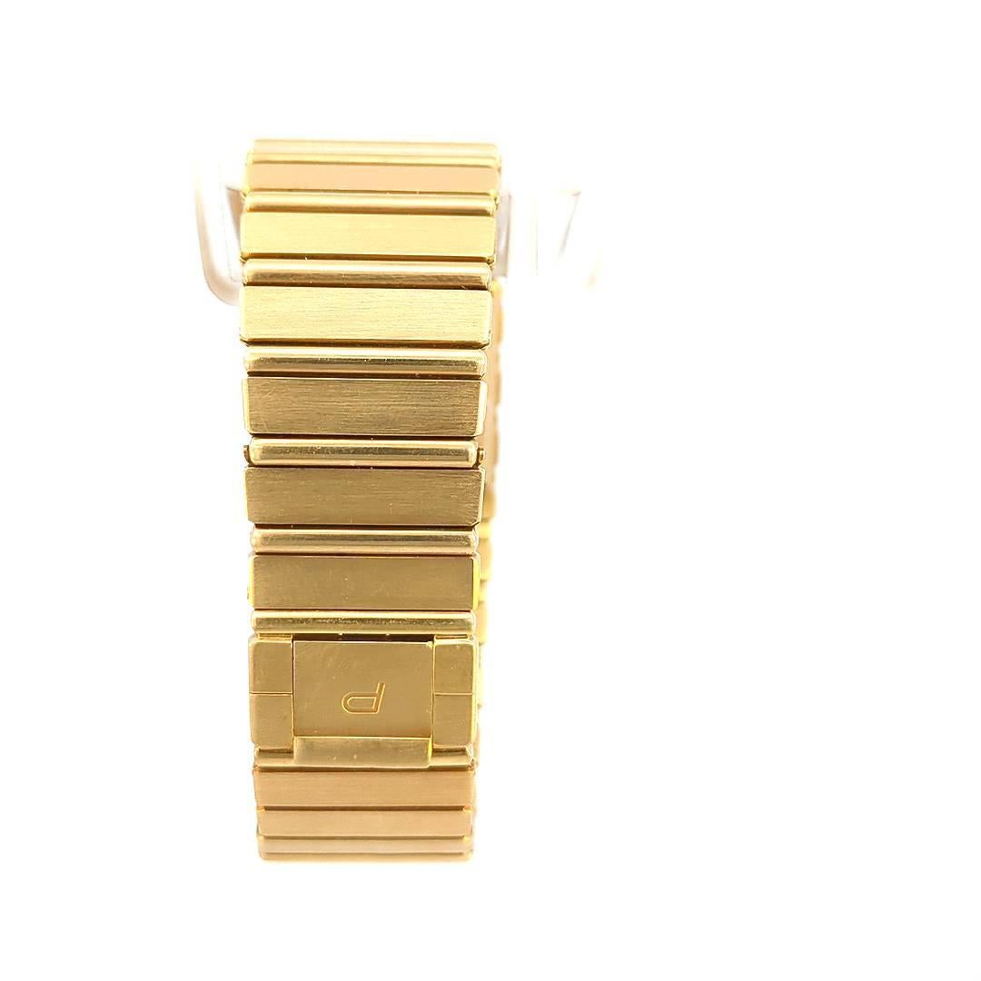 Women's Piaget Polo Square Two Tone Watch 18K Gold