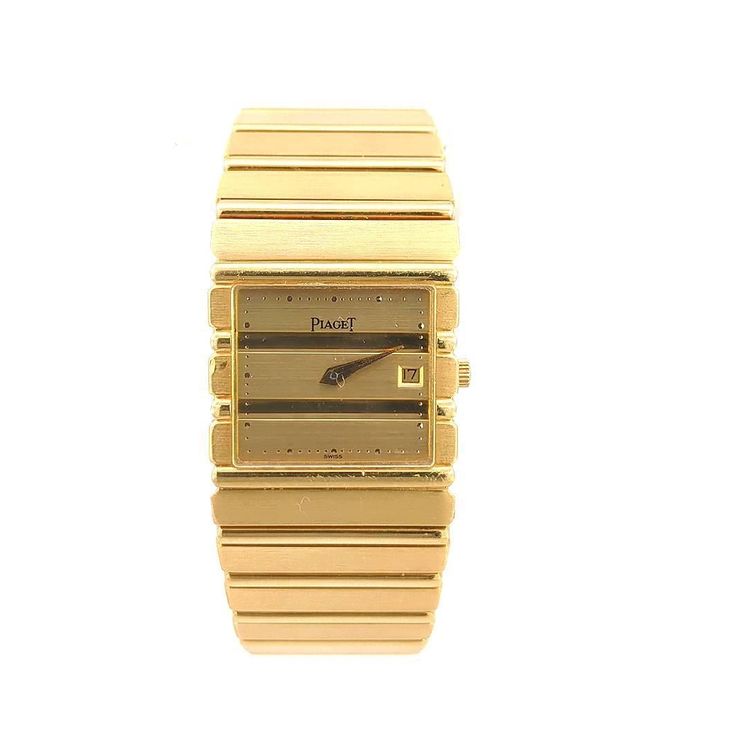 Piaget Polo Square Two Tone Watch 18K Gold 1
