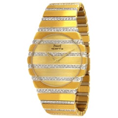 Piaget Polo: zweifarbige Gold- und Diamantuhr 367758