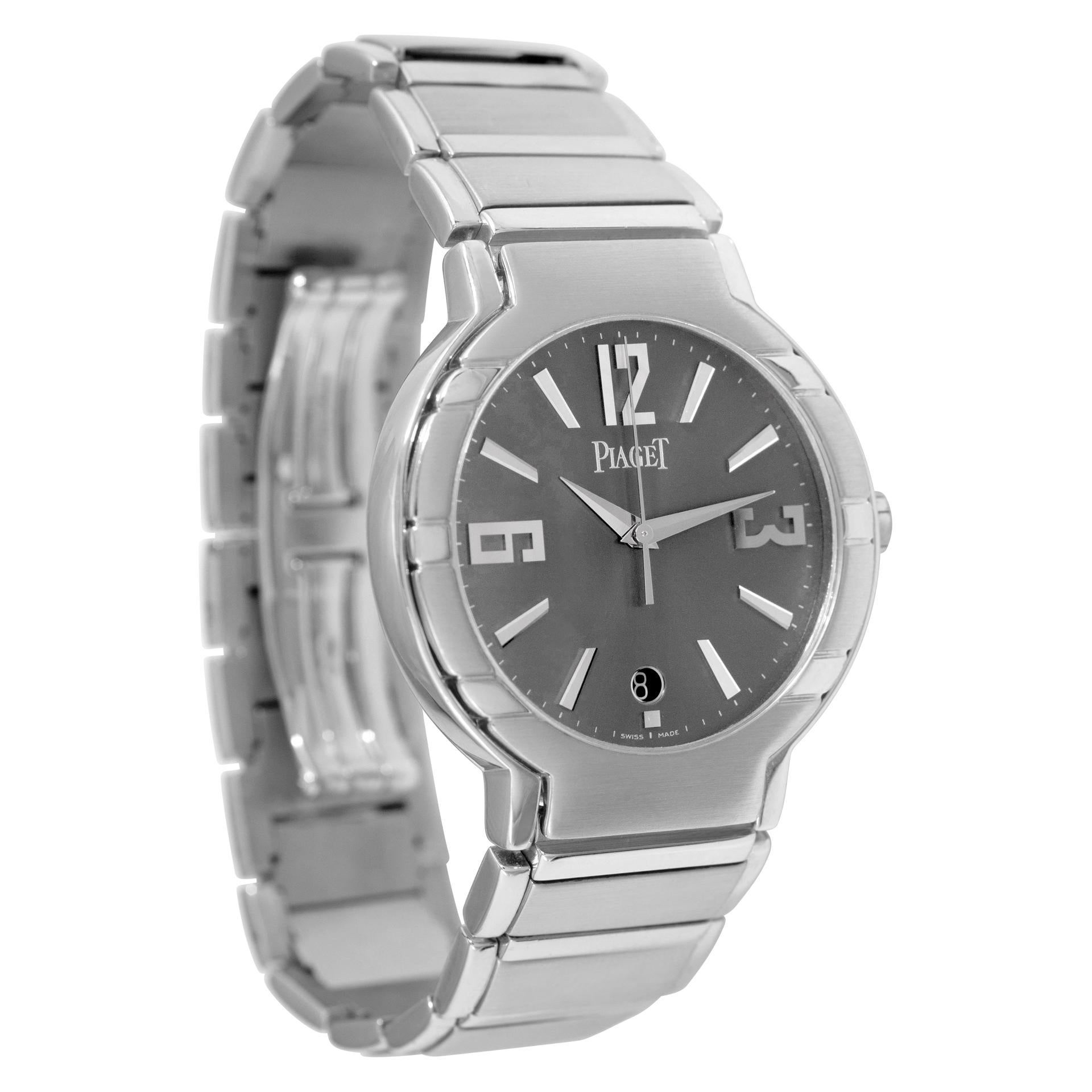 Piaget Polo Montre-bracelet automatique en or blanc  27700 G0A26020 Excellent état - En vente à Surfside, FL