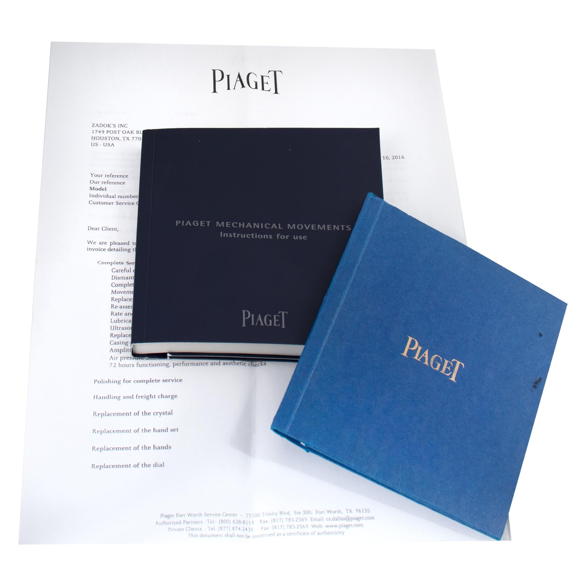 Piaget Polo Montre-bracelet automatique en or blanc  27700 G0A26020 en vente 1
