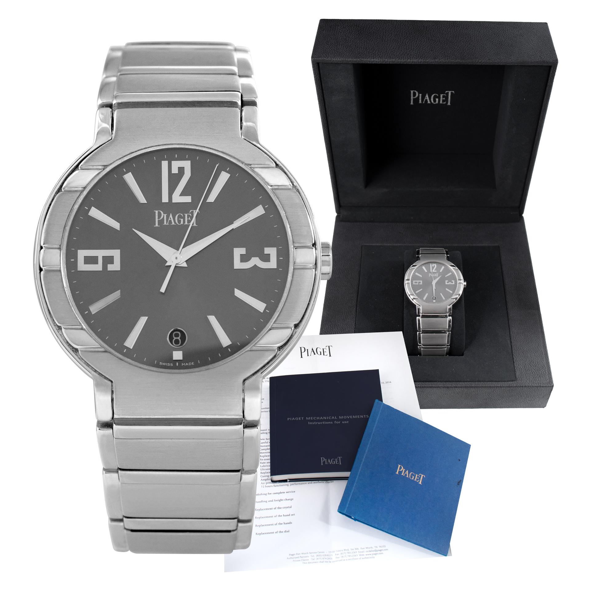 Reloj de pulsera automático Piaget Polo Oro Blanco Ref  27700 G0A26020 en venta 3