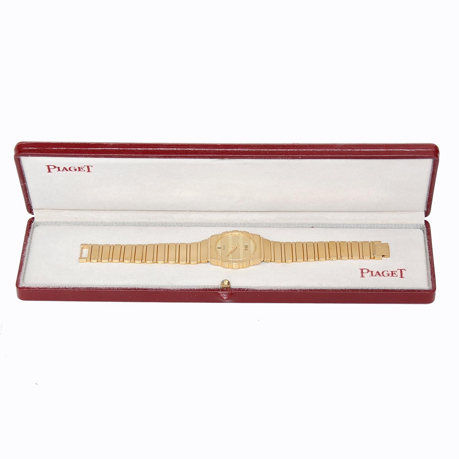 Piaget Polo-Herrenuhr aus Gelbgold mit Day & Date 15562 C701 2