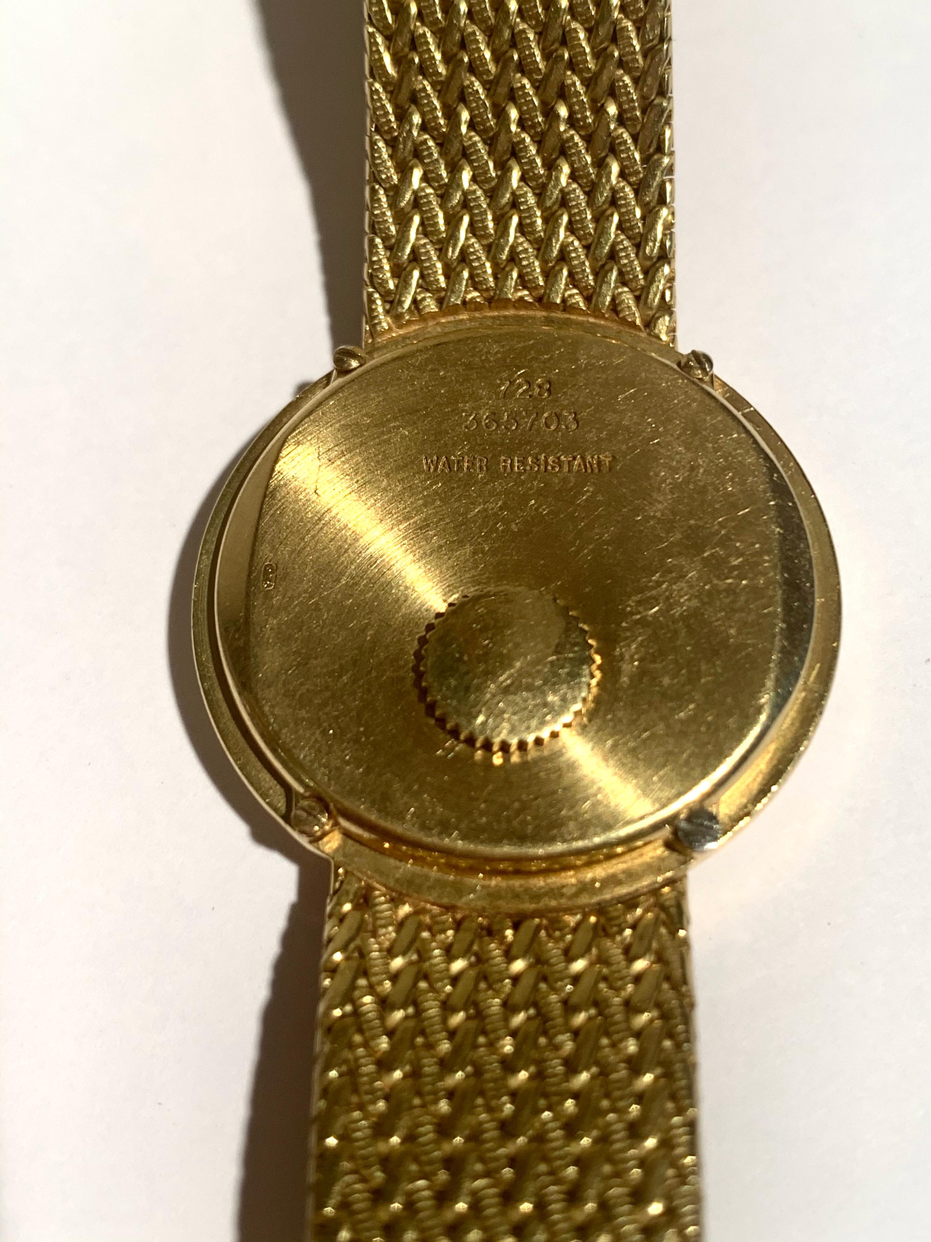 Piaget Possession 18 Carat Yellow Gold Wristwatch In Good Condition In Paris, FR